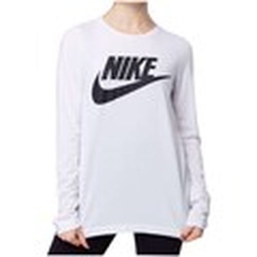 Camiseta Wmns Essential Top LS Hbr para mujer - Nike - Modalova