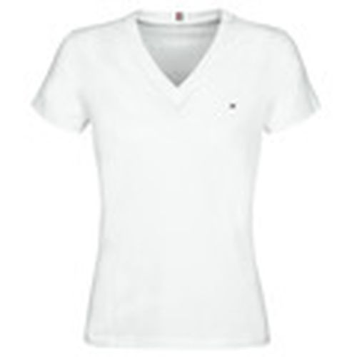 Camiseta HERITAGE V-NECK TEE para mujer - Tommy Hilfiger - Modalova