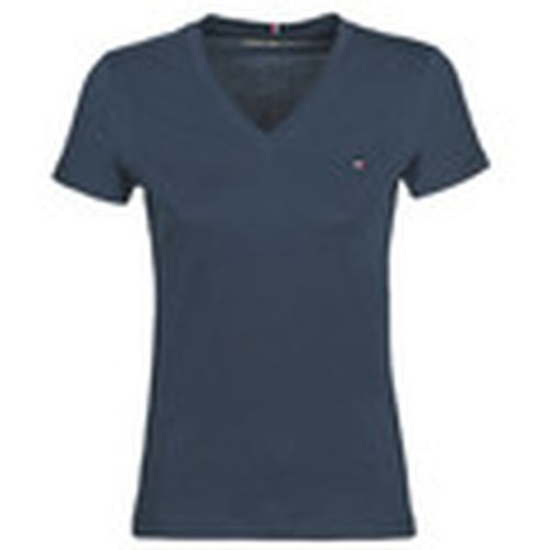 Camiseta HERITAGE V-NECK TEE para mujer - Tommy Hilfiger - Modalova