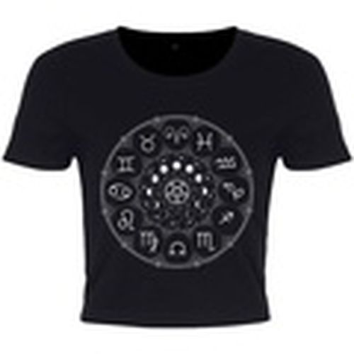 Camiseta manga larga Zodiac Pentagram para mujer - Grindstore - Modalova
