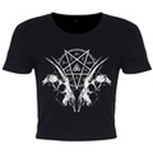 Camiseta tirantes Goat Skull Pentagram para mujer - Grindstore - Modalova