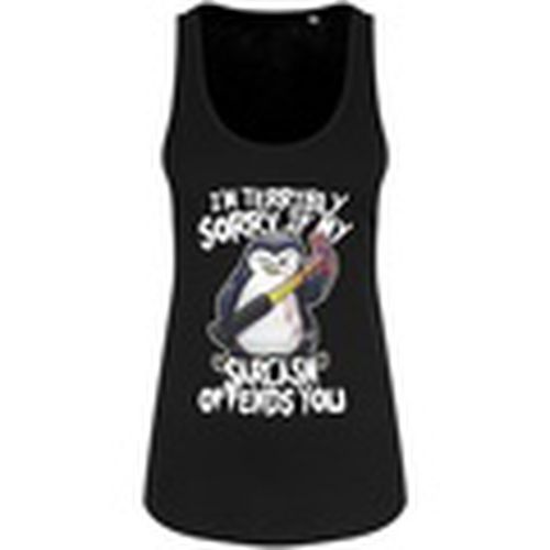Camiseta tirantes Sarcasm para mujer - Psycho Penguin - Modalova