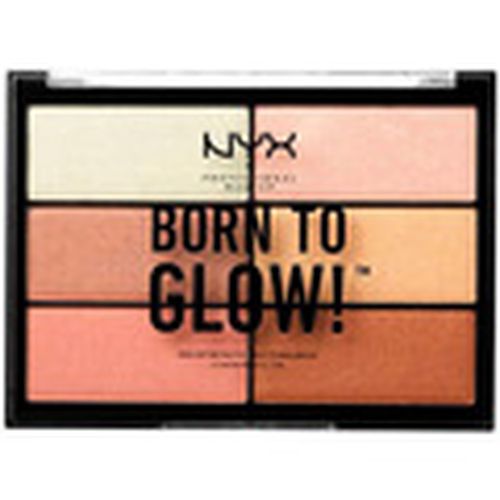 Iluminador Born To Glow! Highlighting Palette 6 X 4 8 Gr para mujer - Nyx Professional Make Up - Modalova