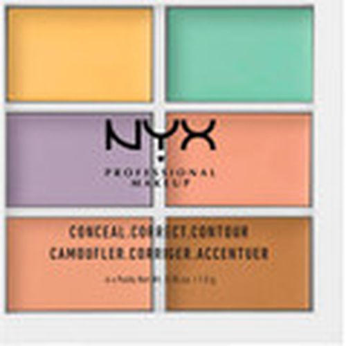 Base de maquillaje Conceal Correct Contour Palette 6 X 1,5 Gr para mujer - Nyx Professional Make Up - Modalova