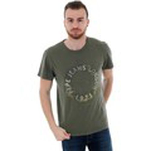 Camiseta PM506833 RYTON - 785 DARK KHAKI GREEN para hombre - Pepe jeans - Modalova