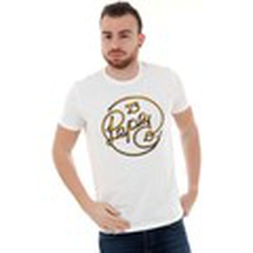 Camiseta PM507135 MEIDINGER RO - 803 OFF WHITE para hombre - Pepe jeans - Modalova