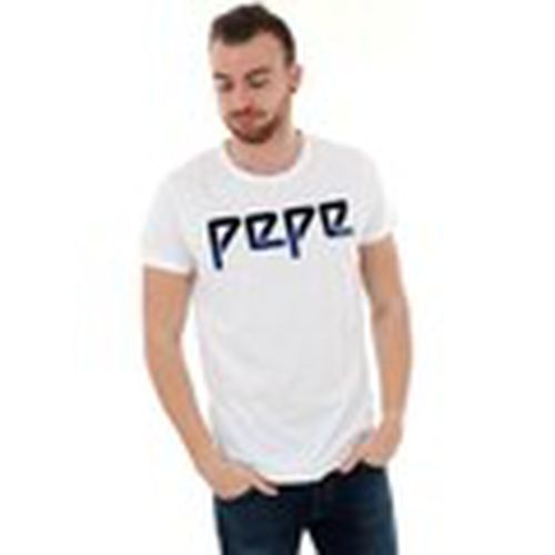 Camiseta PM506097 MACK - 800 WHITE para hombre - Pepe jeans - Modalova