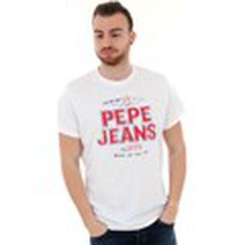 Camiseta PM506379 NICHOLAS - 802 OPTIC WHITE para hombre - Pepe jeans - Modalova