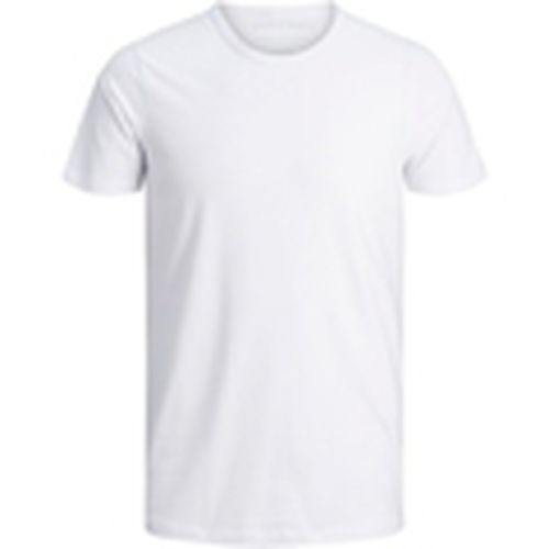 Camiseta 12058529 BASIC O-NECK TEE SS NOOS OPTICAL WHITE para hombre - Jack & Jones - Modalova