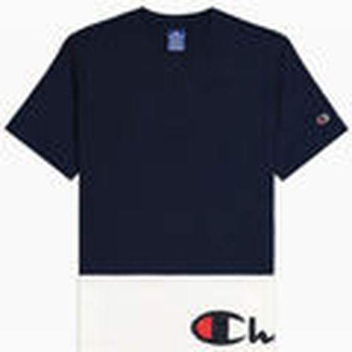 Camiseta Camiseta con logo envolvente de color block para hombre - Champion - Modalova