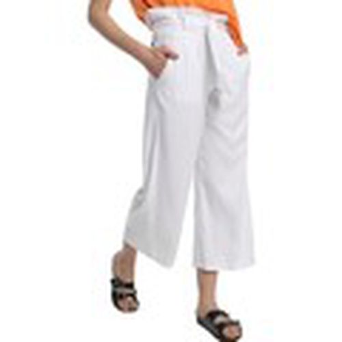 Pantalón fluido pantalon cinturon dael jinx blanc 206902042 para mujer - Lois - Modalova