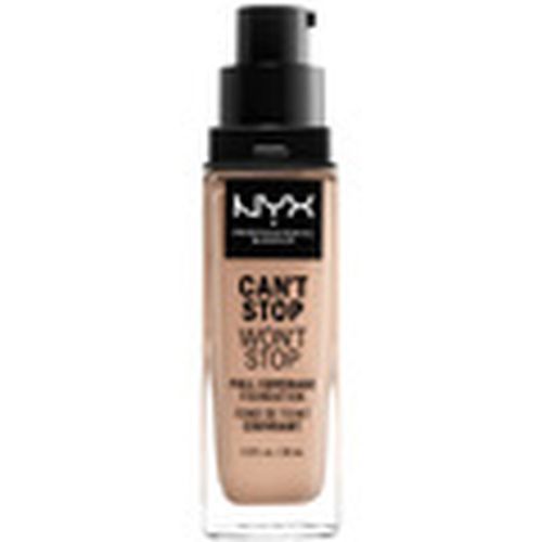 Base de maquillaje Can't Stop Won't Stop Full Coverage Foundation light para mujer - Nyx Professional Make Up - Modalova