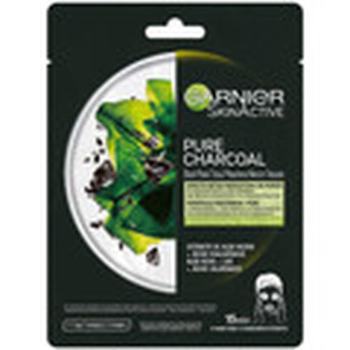 Cuidados especiales Pure Charcoal Black Mask Tissu Detox Effect 28 Gr para mujer - Garnier - Modalova