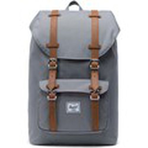 Mochila Little America Mid-Volume Grey/Tan Synthetic Leather para mujer - Herschel - Modalova