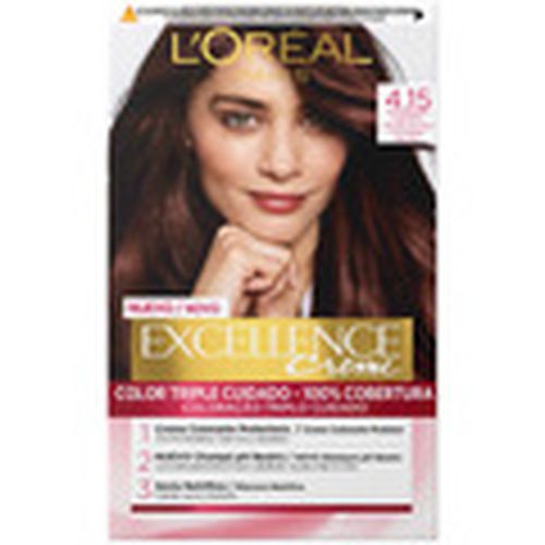 Coloración Excellence Creme Tinte 4.15-castaño Oscuro Helado para mujer - L'oréal - Modalova