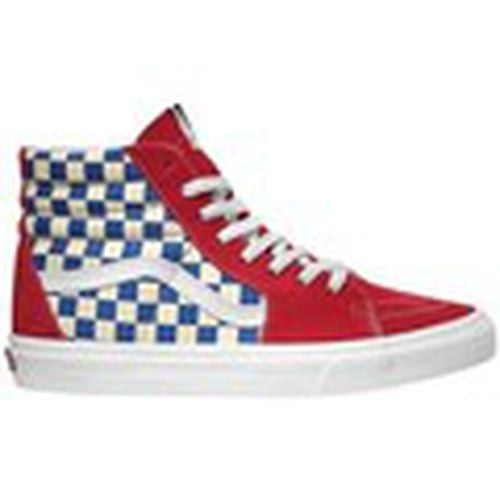 Zapatillas de tenis UA SK8-HI (BMX Checkerboard) True Blue/Red para hombre - Vans - Modalova