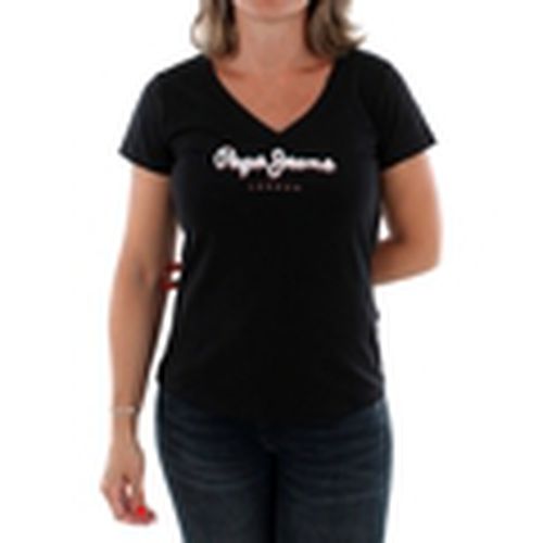Camiseta MIRANDA PL502369 999 BLACK para mujer - Pepe jeans - Modalova