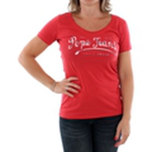 Camiseta MARGAUX PL504250 286 BURNT RED para mujer - Pepe jeans - Modalova