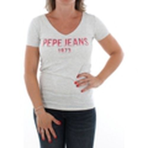 Camiseta BLAKE PL504436 933 GREY MARL para mujer - Pepe jeans - Modalova