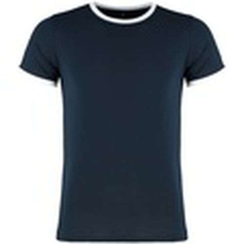 Camiseta manga larga Ringer para hombre - Kustom Kit - Modalova