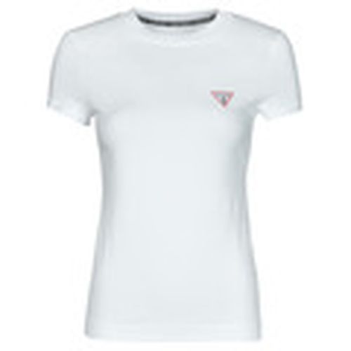 Camiseta SS CN MINI TRIANGLE TEE para mujer - Guess - Modalova