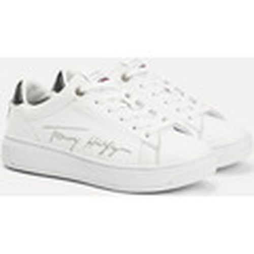 Zapatillas ZAPATILLA SIGNATURE LEATHER para mujer - Tommy Hilfiger - Modalova