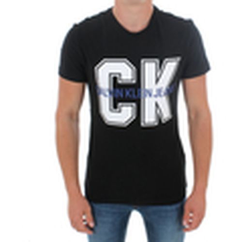Camiseta J30J313241 099 BLACK para hombre - Calvin Klein Jeans - Modalova