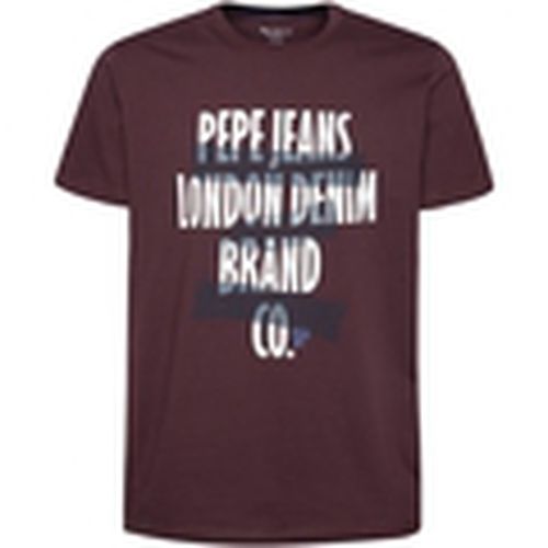 Camiseta PM507460 490 WINE para hombre - Pepe jeans - Modalova