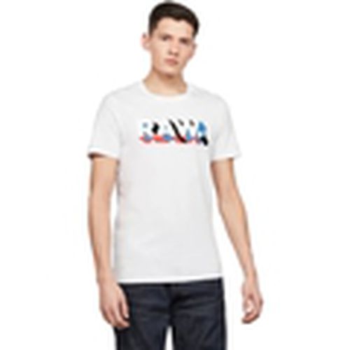 Camiseta D17112-336-110 WHITE para hombre - G-Star Raw - Modalova
