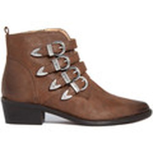 Botines FAS_4114300_VESUVIO_CASTAGNO para mujer - Fashion Attitude - Modalova