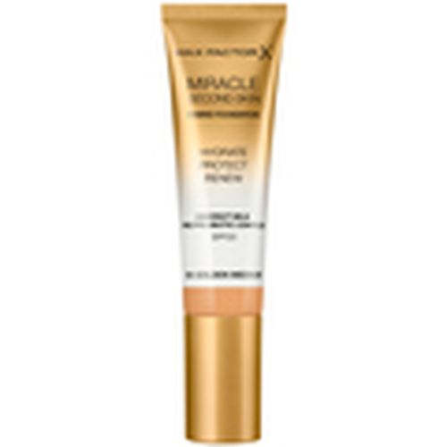 Base de maquillaje Miracle Touch Second Skin Found.spf20 6-golden Medium para hombre - Max Factor - Modalova