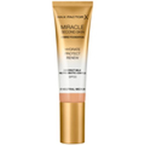 Base de maquillaje Miracle Touch Second Skin Found.spf20 7-neutral Medium para mujer - Max Factor - Modalova