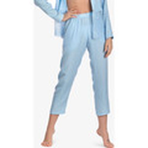 Pijama 7-8 Olvídame-no-pantalones de pijama celeste para mujer - Ajour - Modalova