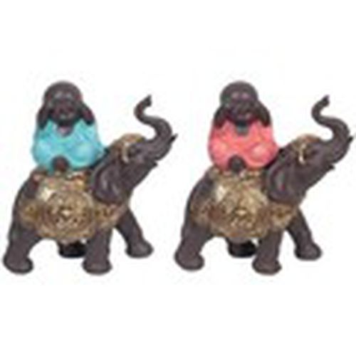 Figuras decorativas Buda Sobre Elefante Set 2U para - Signes Grimalt - Modalova