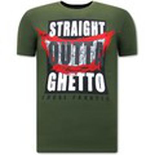 Camiseta Hombre Straight Outta Ghetto para hombre - Local Fanatic - Modalova