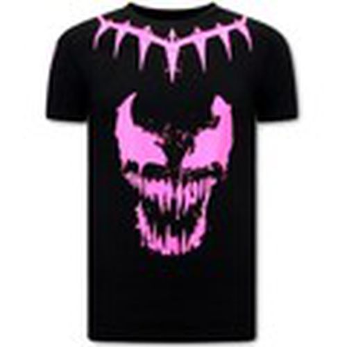Camiseta Hombre Calaveras Venom Face Neon para hombre - Local Fanatic - Modalova