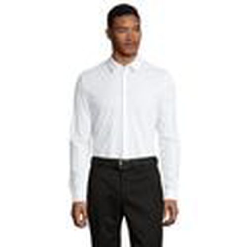 Camisa manga larga BALTHAZAR MEN-CAMISA HOMBRE DE PUNTO LISO MERCERIZADO ALGODÓN para hombre - Sols - Modalova