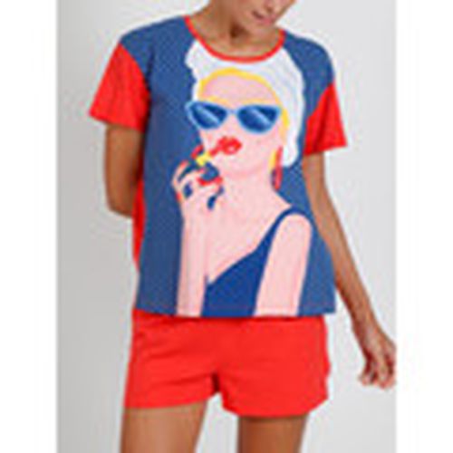 Pijama Camiseta corta de pijama Lady In Red Santoro para mujer - Admas - Modalova