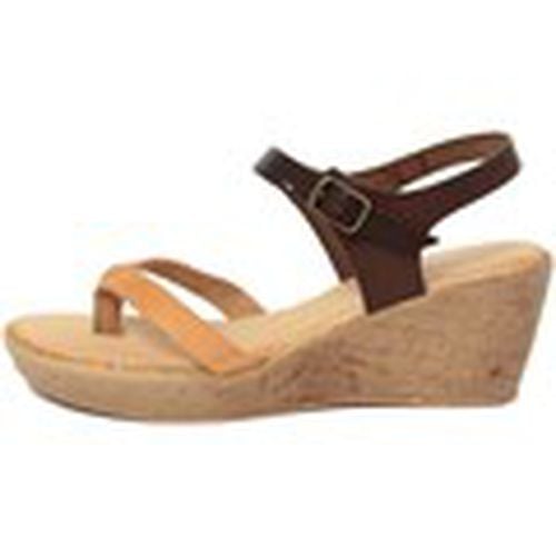 Chanclas 1706_MARRONE_BEIGE para mujer - Lionellaeffe Eccellenza Toscana - Modalova