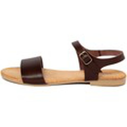 Sandalias 3704_MARRONE para mujer - Lionellaeffe Eccellenza Toscana - Modalova