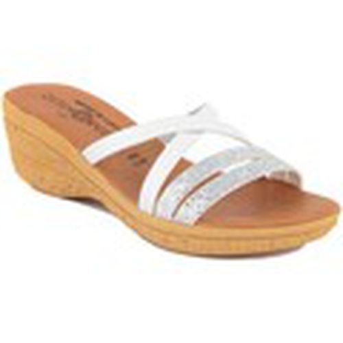 Sandalias 84_107_VACC_BIANCO_ARGENTO para mujer - Summery - Modalova