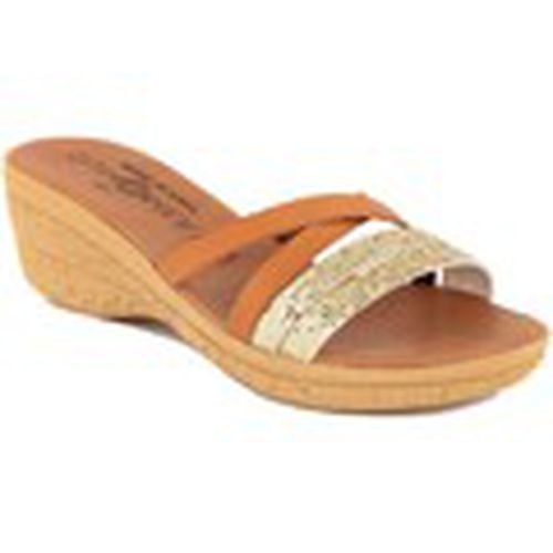 Sandalias 84_107_VACC_CUOIO_ORO para mujer - Summery - Modalova