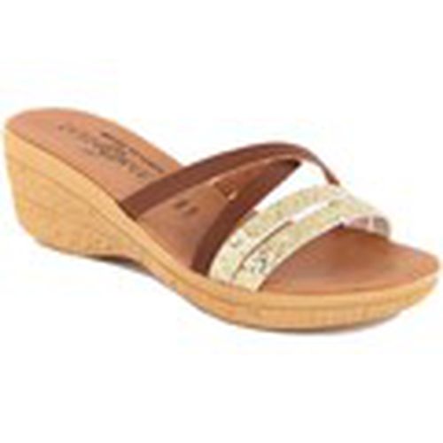 Sandalias 84_107_VACC_TMORO_ORO para mujer - Summery - Modalova