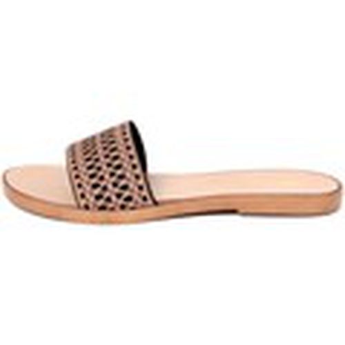 Sandalias GR039_NATURAL_NERO para mujer - Gagliani Renzo - Modalova