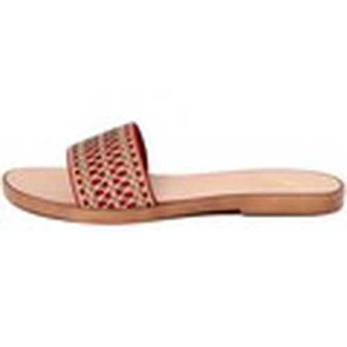 Sandalias GR039_NATURAL_ROSSO para mujer - Gagliani Renzo - Modalova