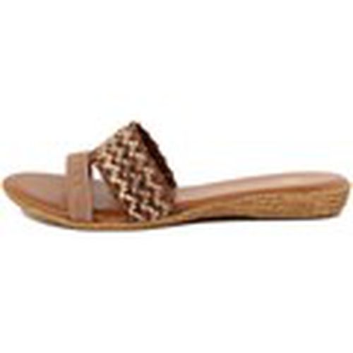 Sandalias GR040_TAN_MULTI para mujer - Gagliani Renzo - Modalova