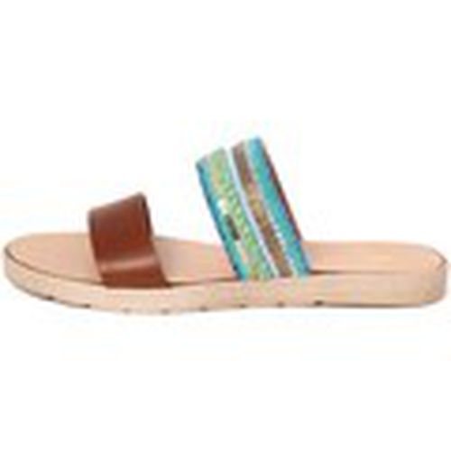 Sandalias GR041_TAN_MULTI para mujer - Gagliani Renzo - Modalova