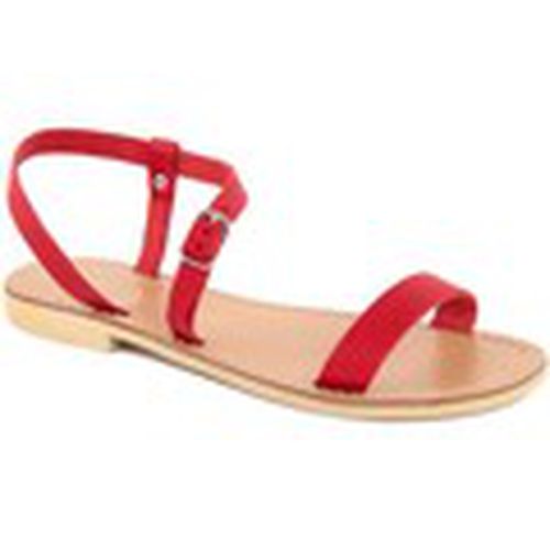 Sandalias POS5_VACC_ROSSO para mujer - Donna Toscana - Modalova