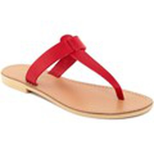 Sandalias SOFIA_VACC_ROSSO para mujer - Donna Toscana - Modalova