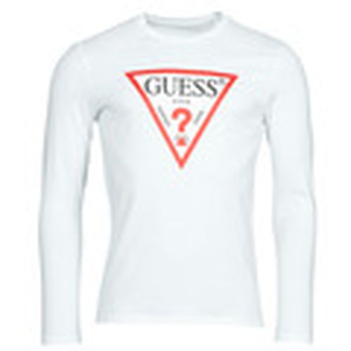 Camiseta manga larga CN LS ORIGINAL LOGO TEE para hombre - Guess - Modalova